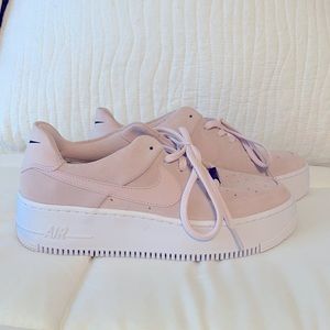 Pink Suede Nike Air Force 1!